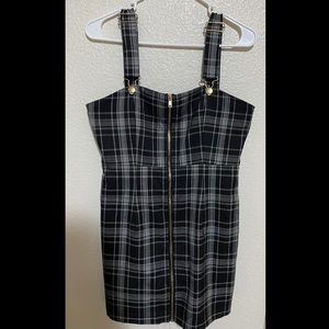 Forever 21 Plaid Front-zip Dress